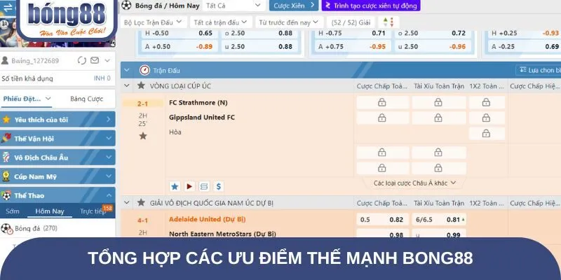 Bong88 - Khám Phá Nhà Cái Cá Cược Siêu Xanh Chín 2025 Tổng hợp các ưu điểm thế mạnh Bong88